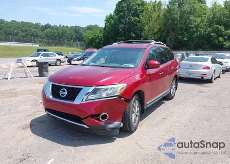 2014 Nissan Pathfinder Sl из США, поврежденный, VIN 5N1AR2MM9EC728517